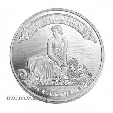 2010 - $10 - Fine Silver Coin - 75th Anniversary of the First Bank Notes