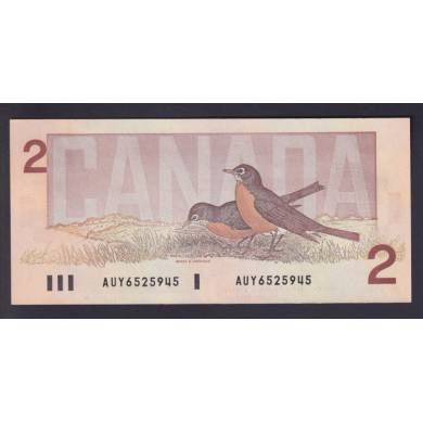 1986 $2 Dollars - UNC - Thiessen Crow - Prefix AUY