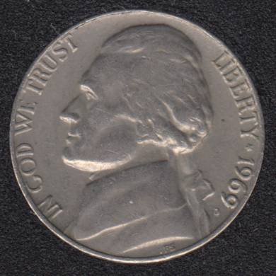 1969 D - EF - Jefferson - 5 Cents
