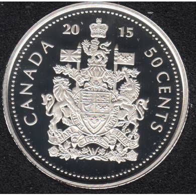 2014 - Proof - Fine Silver - Canada 50 Cents