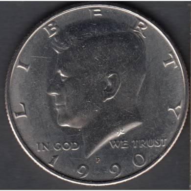 1990 P - B.Unc - Kennedy - 50 Cents