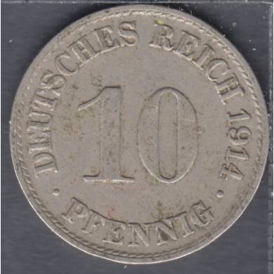1914 A - 10 Pfennig - Germany