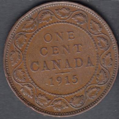 1915 - Fine - Canada Large Cent
