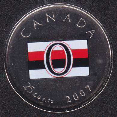 2007 - NBU - Snateurs Ottawa - Canada 25 Cents