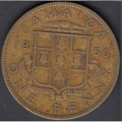 1950 - 1 Penny - Jamaique