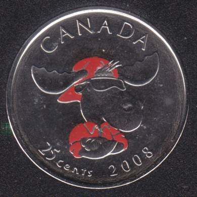 2008 - NBU - Journe du Canada - Canada 25 Cents