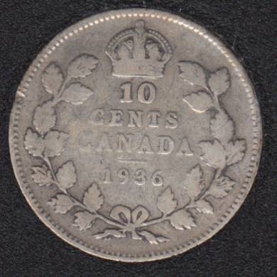 1936 - Canada 10 Cents