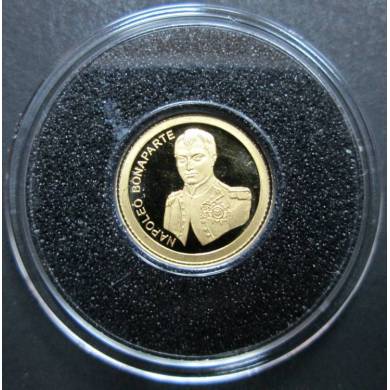 2011 Andorra 1 Dinar Fine Gold Proof Coin - Napoleon Bonaparte - NO TAX