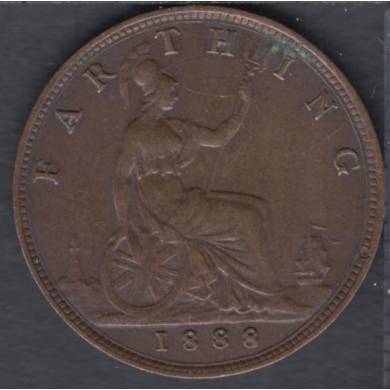 1888 - Farthing - EF - Grande Bretagne