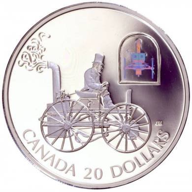 2000 - $20 - Transportation Steam Buggy 'HS Taylor' - Proof Silver