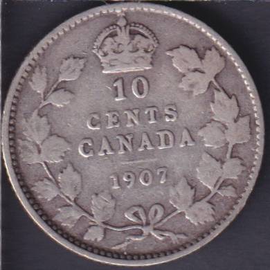 1907 - VG - Canada 10 Cents