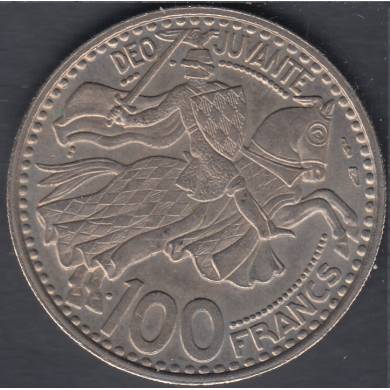 1950 - 100 Francs - EF/AU - Monaco