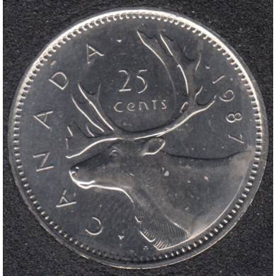 1987 - B.Unc - Canada 25 Cents