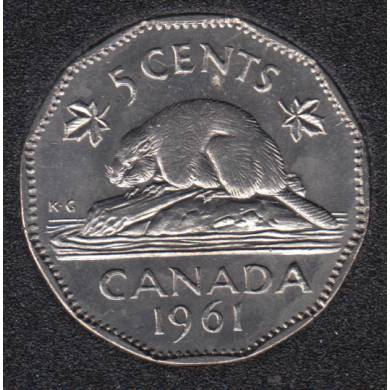1961 - B.Unc - Canada 5 Cents