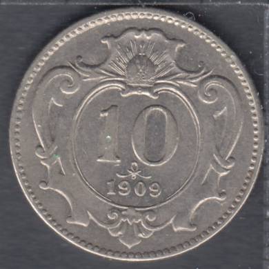 1909 - 10 Heller - Autriche