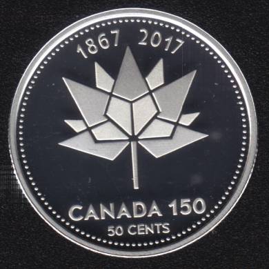2017 - 1867 - Proof - Argent Fin - Canada 50 Cents