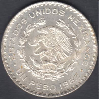 1962 Mo - 1 Peso - B. Unc - Mexico