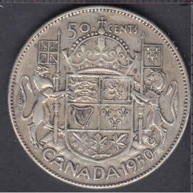 1950 - Half Design - Canada 50 Cents