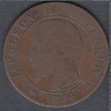 1854 BB - 5 Centimes - France