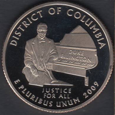 2009 S - Proof - Distric of Columbia - 25 Cents