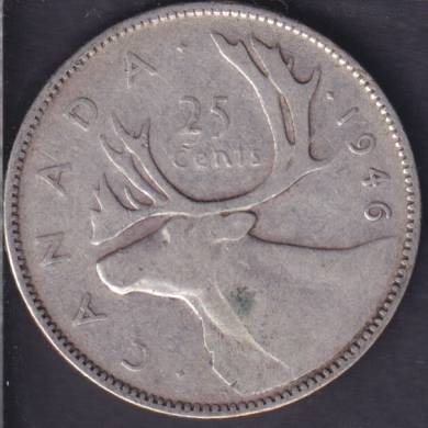 1946 - VG - Canada 25 Cents