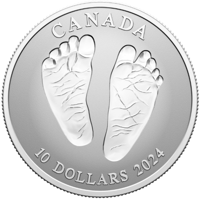 2024 - $10 - Fine Silver Coin  Welcome to the World!