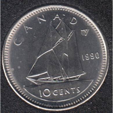 1990 - B.Unc - Canada 10 Cents