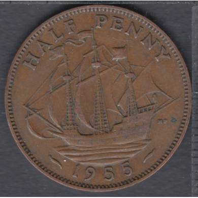 1955 - Half Penny - Great Britain