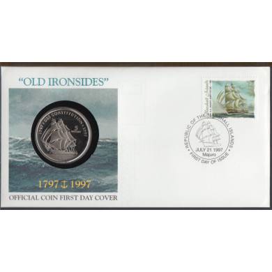 1997 - 1797 - $5 - 'Old Ironsides' - First Day Cover - Marshall Islands