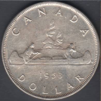1953 - SF - EF - Scratch - Canada Dollar