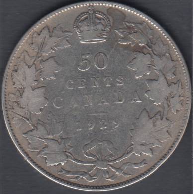 1929 - VG - Canada 50 Cents