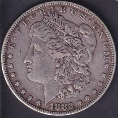 1882 - VF - Morgan Dollar USA