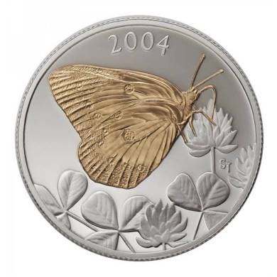 2004 - 50 cents - papillon Coliade du trefle du canada