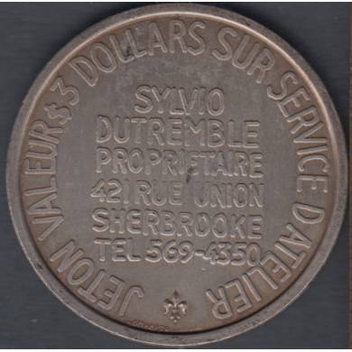 1963 - Silvio DuTremble - Jeton $3 de Commerce