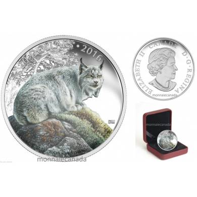 2016 - $20 - Fine Silver Coin - Majestic Animal - The Linx