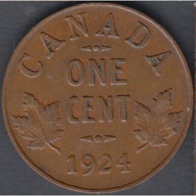 1924 - VF - Canada Cent