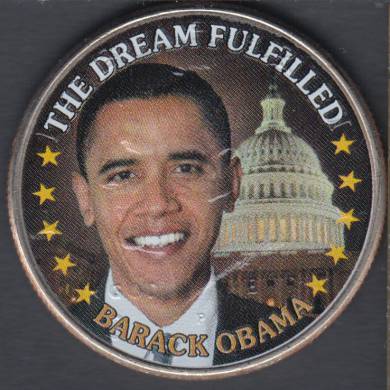 2001 P - Obama Colored on Kennedy - 50 Cents