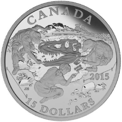 2015 - $15 - pices en argent fin - Exploration du Canada -  L'exploration scientifique