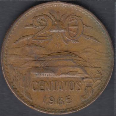 1965 Mo - 20 Centavos - Mexico
