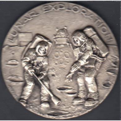 1969 - Apollo 12 - Lunar Exploration - C. Conrad Jr. - R. Gordon & A. Bean - Nov 14-24th, 1969 - Médaille
