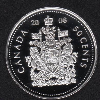 2008 - Proof - Silver- Canada 50 Cents