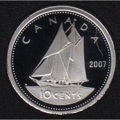 2007 - Proof - Argent - Canada 10 Cents