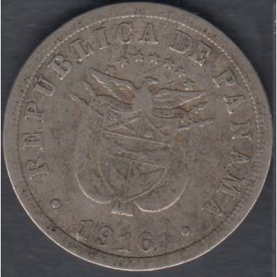 1916 - 2 1/2 Centesimos - Panama