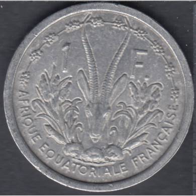 1948 - 1 Franc - Equatorial Africa - France