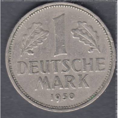 1950 D - 1 Mark - FR - Germany