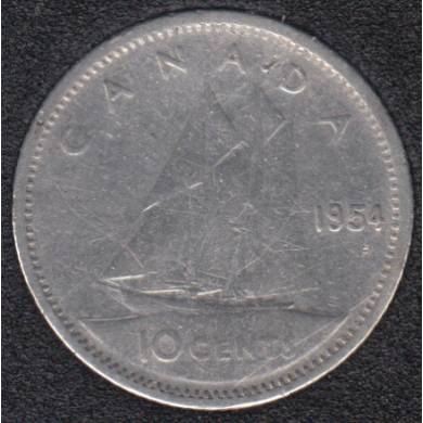 1954 - Canada 10 Cents