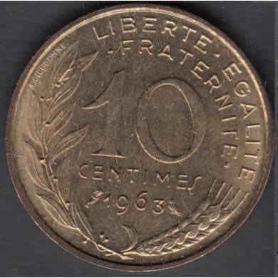 1963 - 10 Centimes - Unc - France