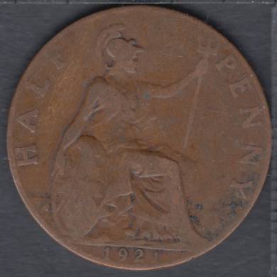 1921 - Half Penny - Grande Bretagne