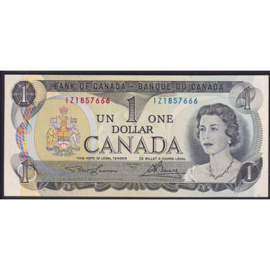 1973 $1 Dollar UNC - Lawson Bouey - Préfixe IZ