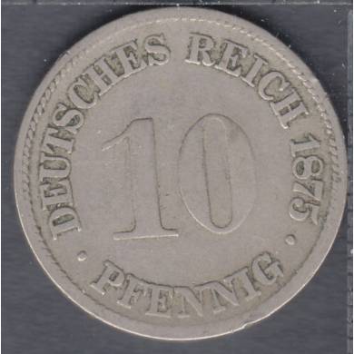 1875 G - 10 Pfennig - Allemagne